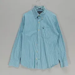 AI 98% Abercrombie アバクロンビー メンズ 98 シャツ 春 秋 ストライプ 01540