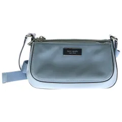 Kate Spade (ケイトスペード) ショルダーバッグ 水色 ナイロン×レザー ポシェットバッグ