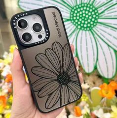 人気 デイジーフラワー iPhoneケース 鏡面 CASETiFY 耐衝撃 ケース