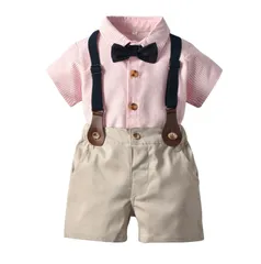 フォーマルスーツ フォーマル 男の子 半袖 夏 キッズスーツ シャツ 子供スーツセット 誕生日 服 1歳 入学式 結婚式 入園式 卒業式 ハンサム674