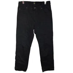 Lee/リー ブラックデニムパンツ デニム ボトム TURKEY製 32×30サイズ ブラック