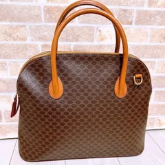 (美品)CELINE(セリーヌ)ハンドバッグ PVC マカダム柄