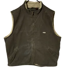 ダック ベスト ブラウン アクティブ 2XL オーバーサイズ ジャケット メンズ