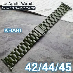 apple watch バンド アップルウォッチ バンド ベルト 42mm 44mm 45mm 49mm ST358 KHK