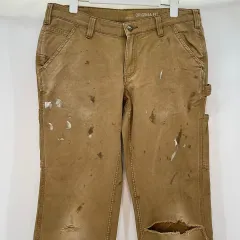 (34インチ)ヴィンテージ Carhartt カーハート ワークパンツ le462