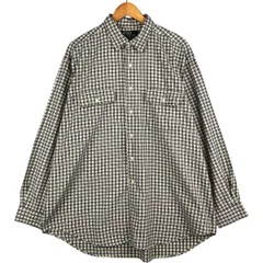 古着 ラルフローレン Ralph Lauren POLO by Ralph Lauren BENFORD 長袖 ボタンダウンチェックシャツ メンズXL相当/eaa593774