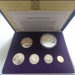 1973年 英領ヴァージン諸島 1ドル グンカン鳥記念銀貨 SV925 プルーフ