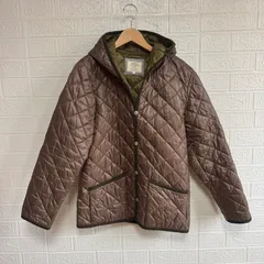 B:MING by BEAMS ビーミング バイ ビームス 92-18-0016-803 フード付き キルティングジャケット アウター 中綿ジャケット ブラウン【中古】 レディース