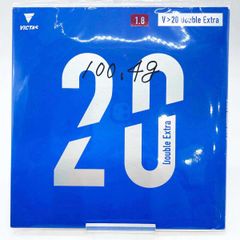【未使用】ヴィクタス 卓球ラバー V 20 V20 ダブルエキストラ 赤 1.8 レッド VICTAS