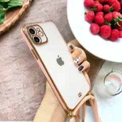 iPhone13mini　ケース iPhone14　ケース 紐付きケース バリエーション豊富 ショルダー　iPhoneケース 紐付き　スマホケース スマホカバー 大人気 背面クリア 耐久性 SNSで話題中 オシャレ インスタ映え ショルダー　ケース 