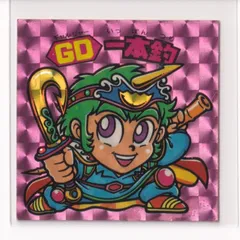 ビックリマン チョコ版　並品　 第22弾 ヘッド 19 ＧＤ一本釣　（画像あり）　《3子11》