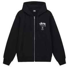 ❗️期間限定SALE❗️ステューシー ストック N.Y. ジップ フーディ 黒M