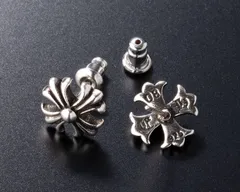 シルバー925 クロスピアス 十字架 スタッド 両耳セット メンズ レディース ユニセックス シルバーアクセサリー ゴシック パンク ロック系 ハードデザイン シンプル おしゃれ かっこいい 高品質 プレゼント ギフト 人気 ストリートファッション 70