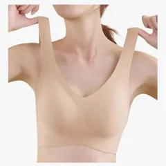 新品未使用【Translove】ナイトブラ シームレスブラ ノンワイヤーブラジャー スポーツブラ 揺れない M~2XLｘシルクのような滑らかな着け心地 盛れる スポブラ