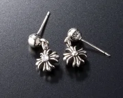 シルバー925 ピアス メンズ レディース クロス ジルコニア 揺れるデザイン ユニセックス ゴシック バイカー系 おしゃれ 高級感 人気 ペアセット ギフト プレゼント 新品 101