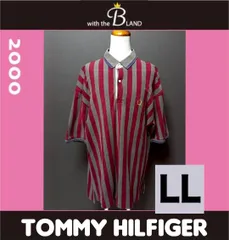 TOMMY HILFIGER　トミーヒルフィガー　ポロシャツ　ストライプ　ワンポイントロゴ