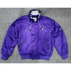 プーマ 80-90s ヒットユニオン ヴィンテージ レトロ ナイロン ジップアップ ジャケット M