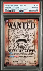 PSA10 モンキー・Ｄ・ルフィ 手配書 ニカ SP ワンピースカード