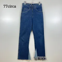77circa REmake fringe flare denim pants free ナナナナサーカ 再構築 リメイク フリンジ フレアデニムパンツ 定番 一点物 希少 レディース 森山直樹のサムネイル