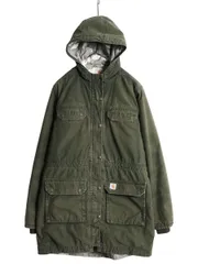 【お得なクーポン配布中!】 US企画 カーハート フライバーグ コート レディース M / 古着 ワーク パーカー ジャケット 中綿 キルティング ライナー モッズ ハーフ 廃盤