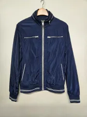 トミーヒルフィガー ネイビー ウィンドブレーカー ジャケット M