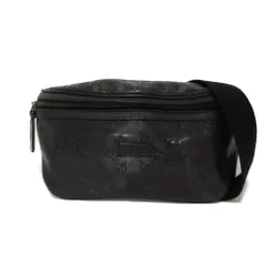 GUCCI グッチ GG インプリメ ベルトバッグ ウエストバッグ クロスボディ ショルダーバッグ ロゴ エンボス ブラック ボディバッグ 233269