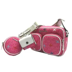 【新品】マイケルコース 35R5STTC6V DRAGONFRUIT バッグ ショルダーバッグ MICHAEL KORS ジェットセットアイテム MK シグネチャー プリント ミディアム クロスボディ ウィズ テックアタッチ アウトレット レディース