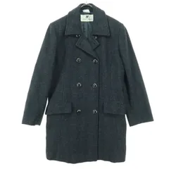 courreges クレージュ 長袖 コート ブラック レディース 古着