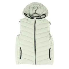 GAP ギャップ ノースリーブ 中綿ベスト XXS グレー系 フーディー レディース 古着