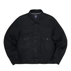 GAP ブラックデニム タイプ2 デニムジャケット(L)