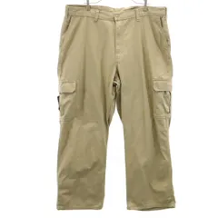 Dickies ディッキーズ カーゴパンツ W40 ベージュ ワーク ビッグサイズ メンズ 古着