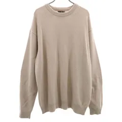 URBAN RESEARCH DOORS アーバンリサーチドアーズ 長袖 ハミルトンウール セーター L グレージュ系 ニット メンズ 古着