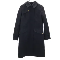 MACKINTOSH PHILOSOPHY マッキントッシュフィロソフィー ステンカラーコート 38 濃紺 中綿ライナー付き レディース 古着