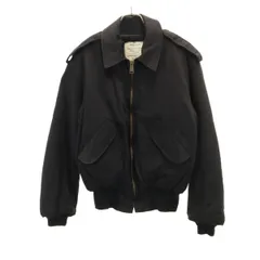 ALPHA アルファ 90s USA製 オールド AIR FORCE セキュリティ 中綿ジャケット M ブラック メンズ 古着