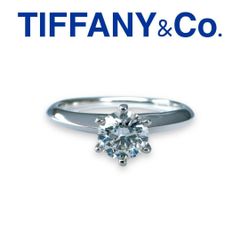 ティファニー リング セッティング Pt950 ダイヤ 0.37ct 10.5号 - メルカリ
