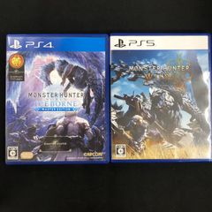 중고 PS4 PS5 몬스터 헌터 아이스 본 와일즈 세트