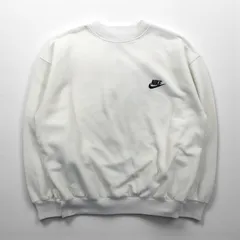 NIKE 90年代 銀タグ スウェット トレーナー M ワンポイントロゴ 刺繍 クロップド 短丈