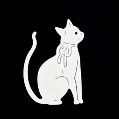 カッティングダイ（1055） ネコ 松尾ミユキ】 Diecut pouch Cat｜ダイカットポーチ｜選べるデザイン