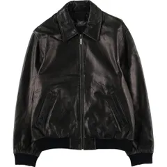 古着 WERTHER スイングトップタイプ レザーブルゾン メンズXL相当/eaa568217