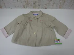 ファミリア ジャケット アウター ジャンパー ベージュ 女の子 100 中古品