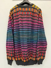 ficce カラフル柄 ショートスリーブ ニットセーター 90s ドン小西