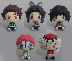 【中古】トレーディングフィギュア 全5種セット ちょこのっこフィギュア 「一番くじ 鬼滅の刃 ～上弦の参～」 E賞