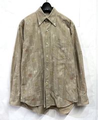 希少 GIOVE GIUNOE 総柄 ジャガード 比翼 ドレスシャツ 46 - メルカリ