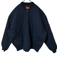 3XL ワーク ブルゾン シンタス 3XL ネイビー ジャケット メンズ 古着