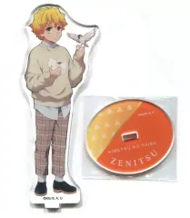 【中古】アクリルスタンド・アクリルパネル 我妻善逸 アクリルスタンド 「鬼滅の刃 ～無限列車編～×ローソン」