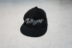 CHALLENGER チャレンジャー CLG-AC 021-053 CORDUROY CURSIVE CAP 6パネル キャップ 帽子 コーデュロイ ブラック 黒 1101P♪