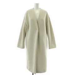 アルアバイル allureville ノーカラーコート アウター ロング丈 ストレッチ 1 S アイボリー /BB ■BMのサムネイル