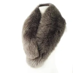 サガフォックス SAGA FOX 銀サガ ファーティペット ファーショール フォックスファー 毛皮 和装 グレー /CK27 ■GY19