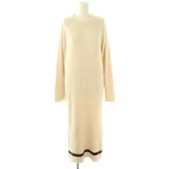 ジェラートピケ gelato pique ホットスムーズィーワンピース ロング 長袖 F アイボリー /HK ■OS