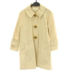 ケイトスペード KATE SPADE ステンカラーコート ミドル ハーフ ロング アウター 総裏地 花柄 S ベージュ 024-251014 /MP ■GY17のサムネイル